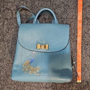 Kate Spade Teal Backpack with Peacock (Still Available 🙂)